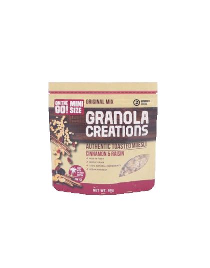Mini Granola Creations Cinnamon & Raisin Inter Buana Mandiri