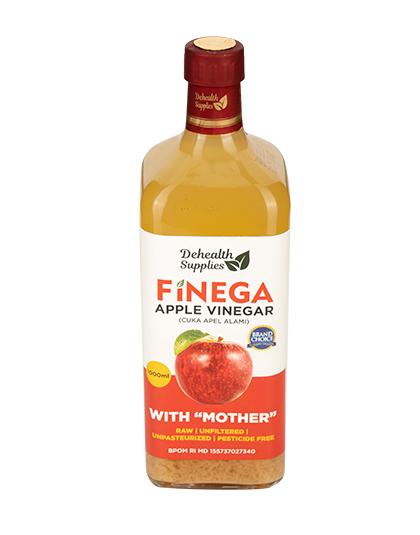 Dehealth Supplies Finega Apple Vinegar 1000ml Inter Buana Mandiri