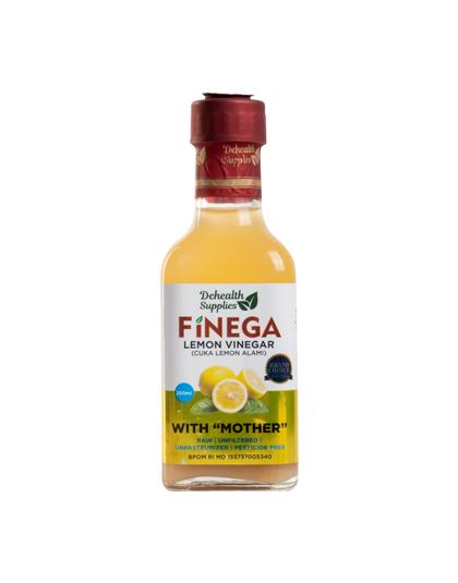 Dehealth Supplies Finega Lemon Vinegar 250ml Inter Buana Mandiri