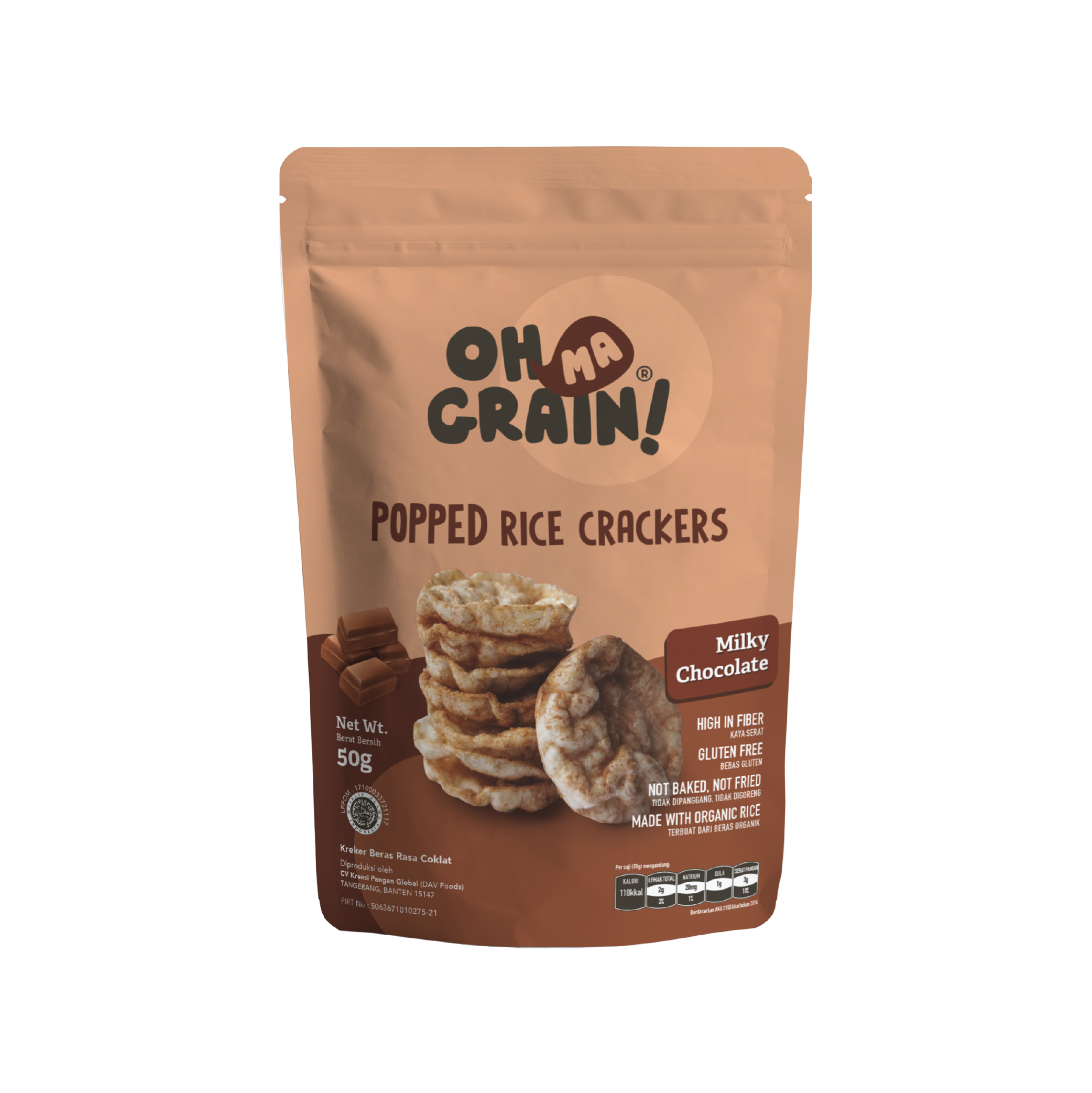 Oh Ma Grain Milky Chocolate Inter Buana Mandiri