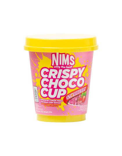 Nims Crispy Choco Cup (Starberry) 60g Inter Buana Mandiri