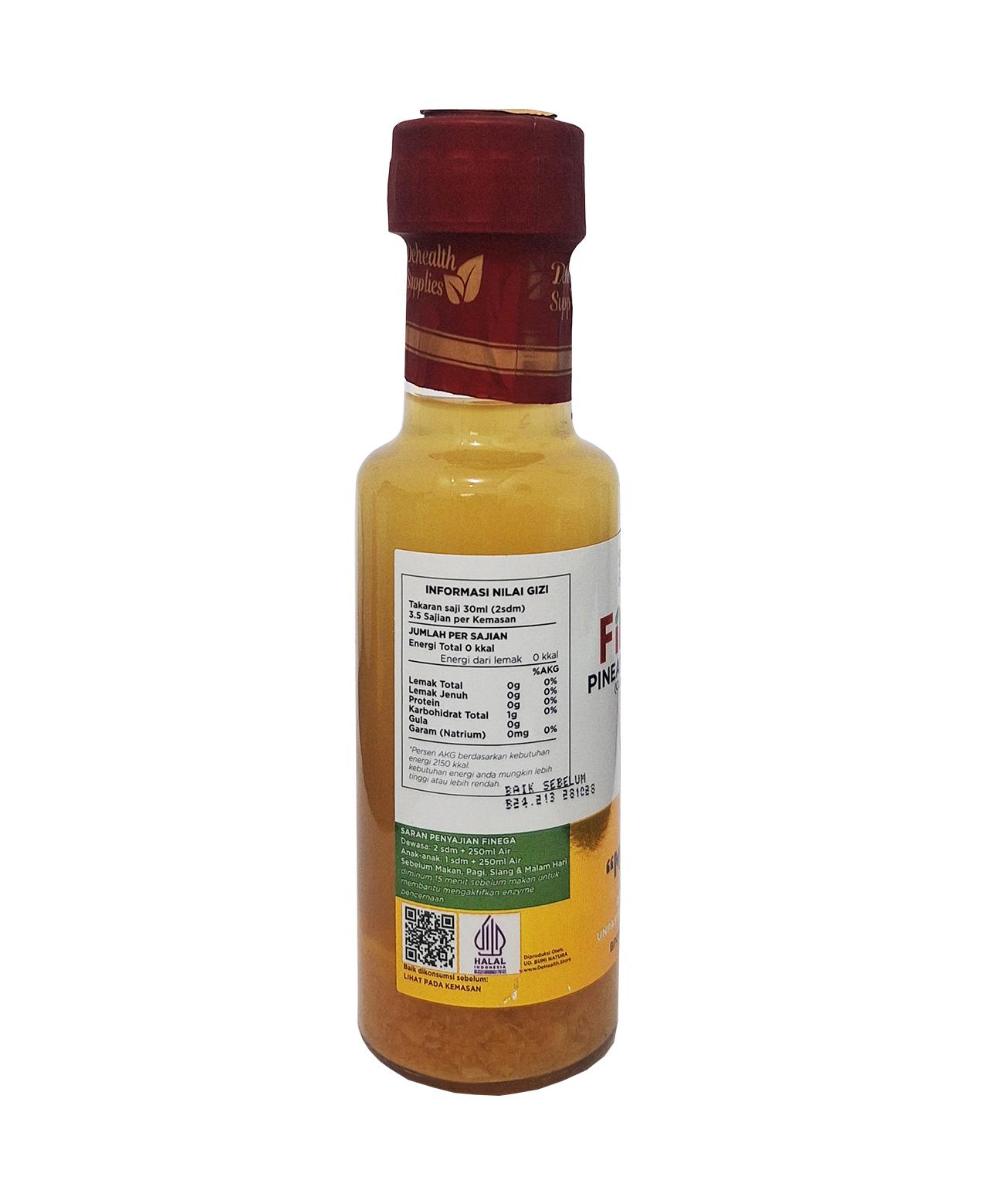 Dehealth Supplies Finega Pineapple Vinegar 100ml Inter Buana Mandiri