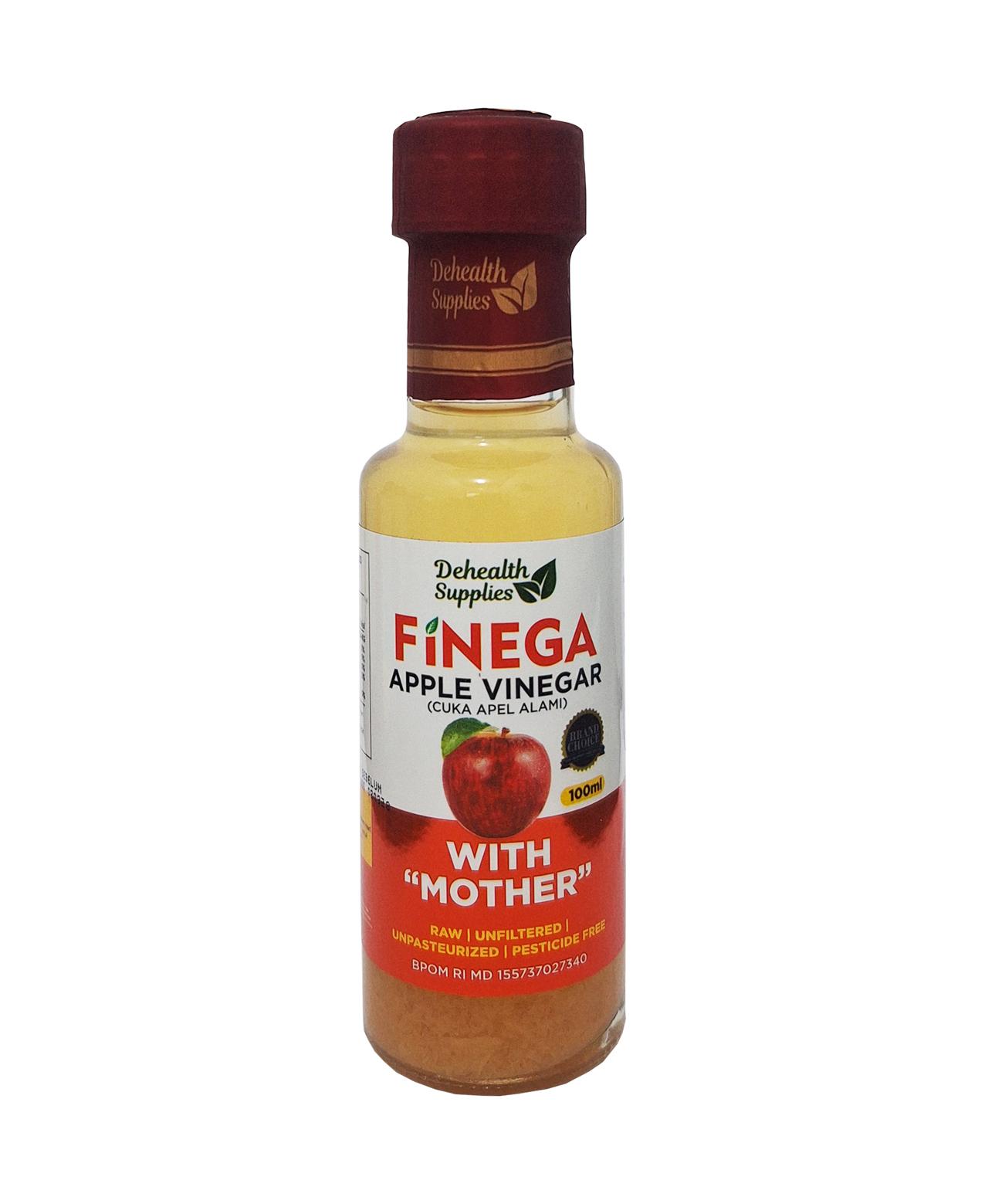 Dehealth Supplies Finega Apple Vinegar 100ml Inter Buana Mandiri